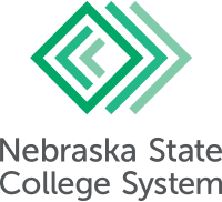 Nebraska State College System logo.