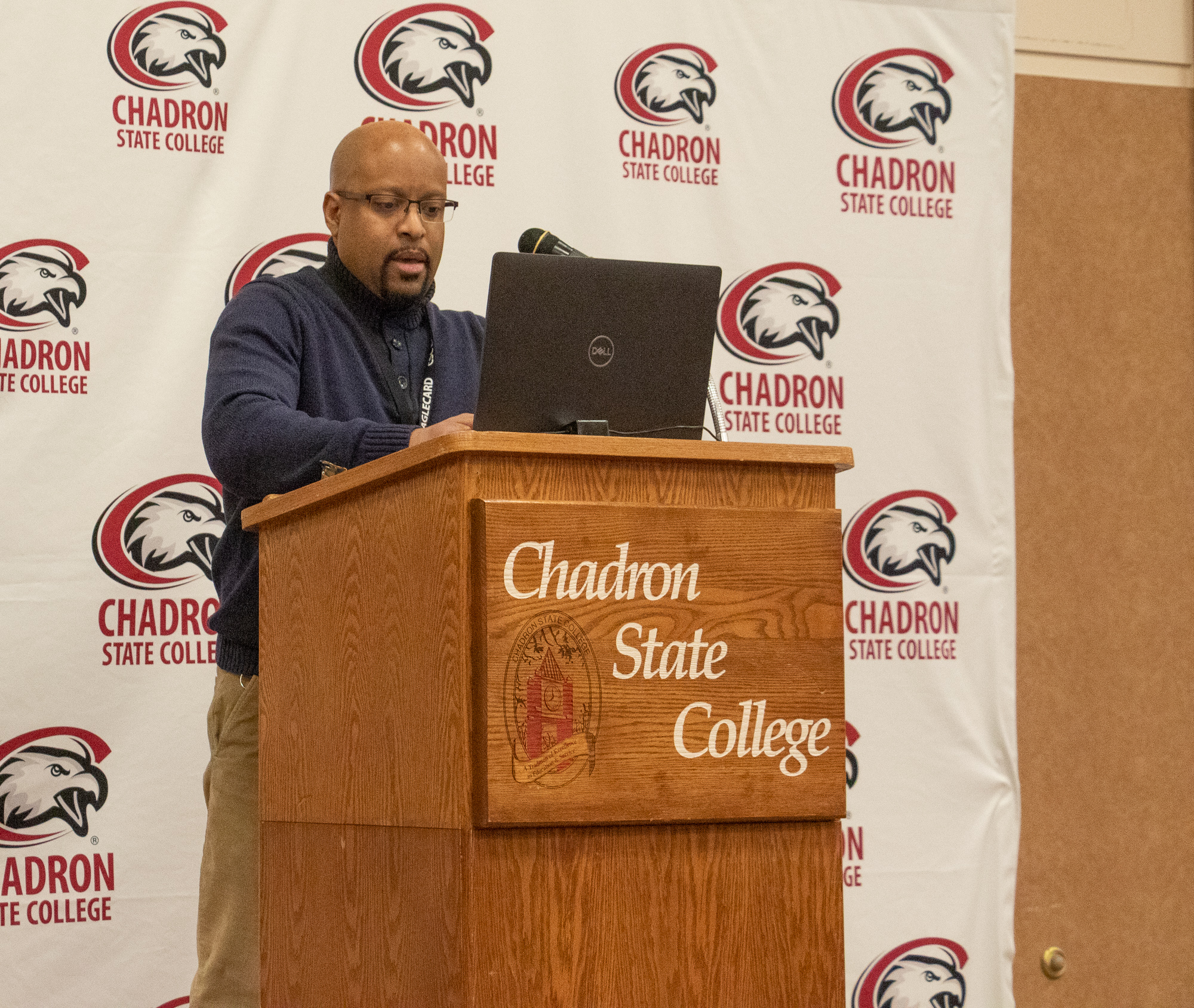 Dr. Julian Berrian speaks at the CSC Black Excellence Expo