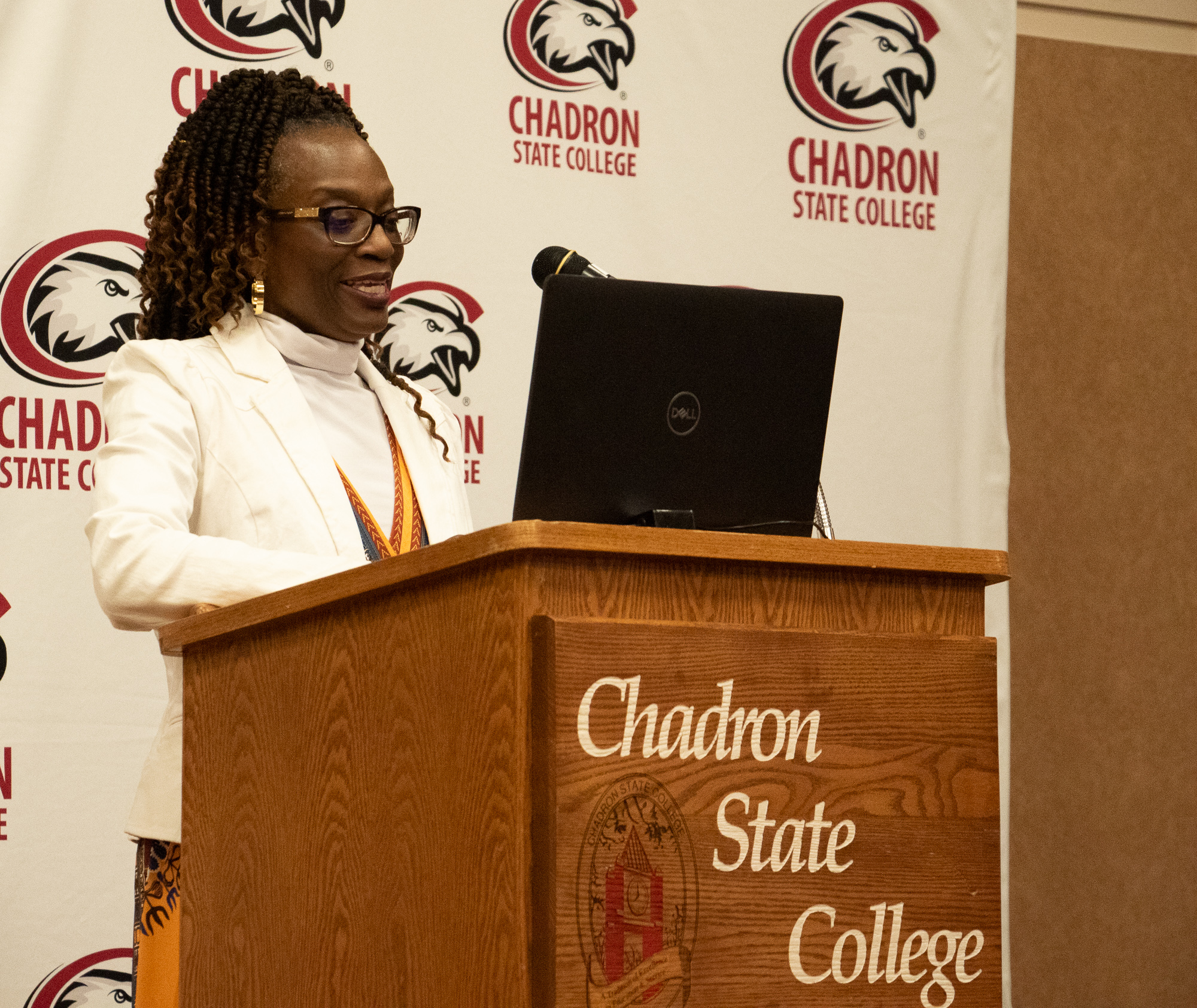 Dr. Janet Anthony speaks at the CSC Black Excellence Expo