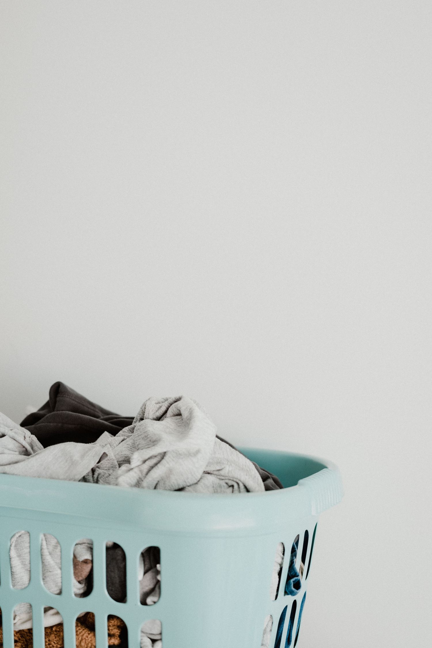 laundry in a basket