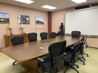 Board room style meeting room