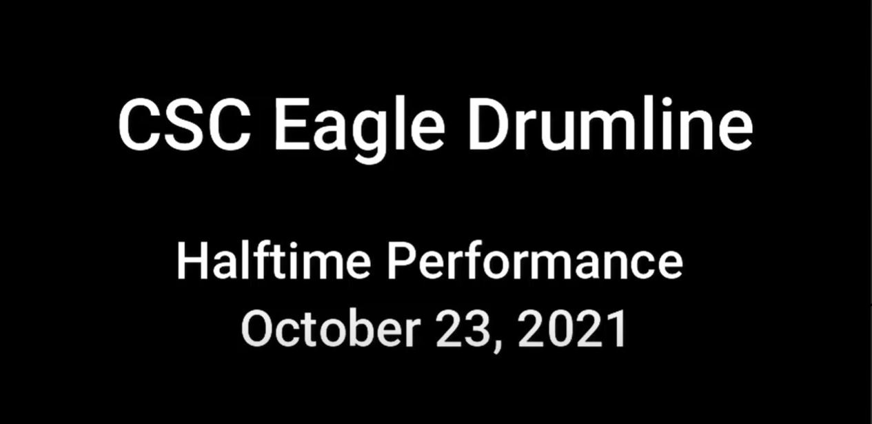 Eagle Drumline Halftime Performance October 2021 cover image