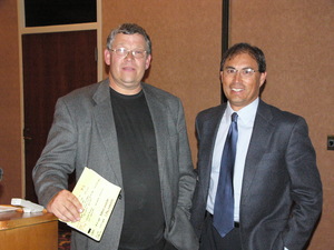 Ron Rawalt is shown with George Watson, at the Regional Law Enforcement Conference.