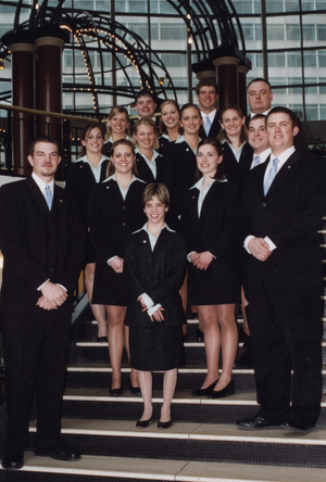 The Chadron State College Students in Free Enterprise Team at Denver.