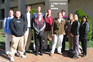 The CSC students that traveled to Washington D.C.