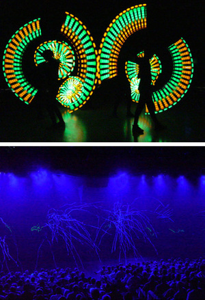 Light show performance.