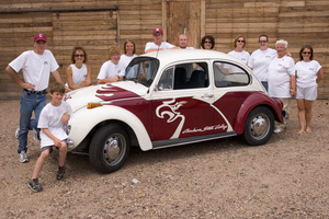 Members of the Chadron State College Bug Brigade at Camp Clarke Days.