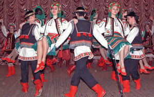 The dancers and singers of Kolos will entertain audiences throughout the Great Plains.