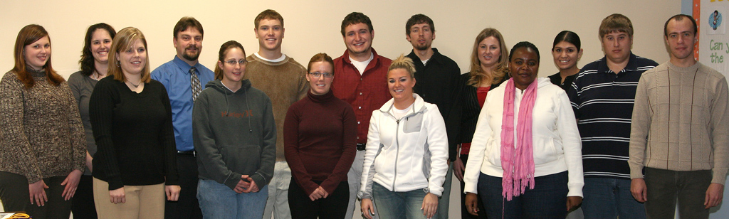 Group of students posing