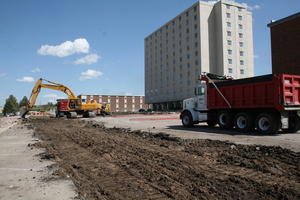 Construction work at Chadron State College