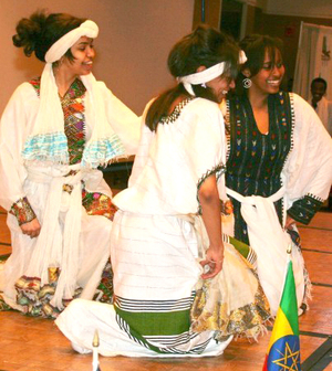 Students dress in international clothing