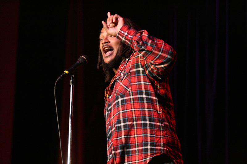 Jovan Mays performs during the 2011 Release in Chadron State College's Memorial Hall.