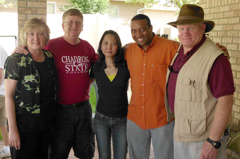 Radcliffe and Shiho Lennox with Janie and Tom Park and Tim Donahue.