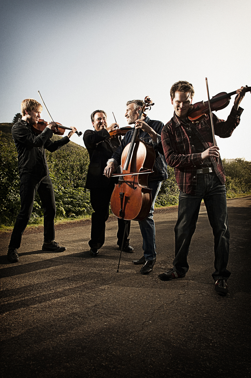 The Turtle Island Quartet is set to entertain an audience at Chadron State College's Memorial Hall.