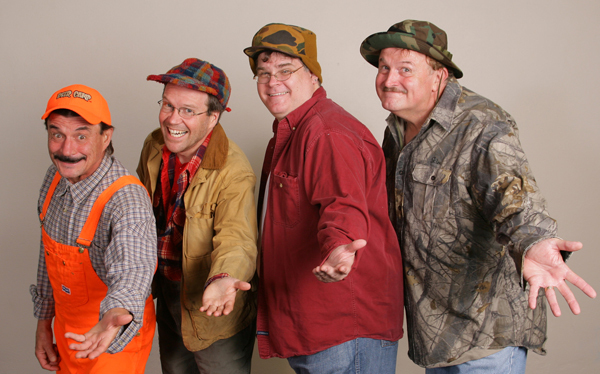 Doogski, Digger, Diesel and Moose will be gunning for laughs when they bring the musical comedy 