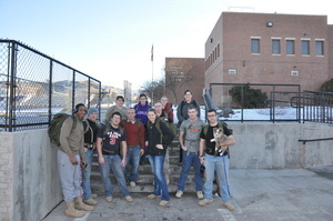 Students who participated in the Bataan Memorial Death March