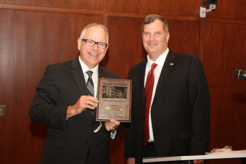 Tim Walz and Randy Rhine