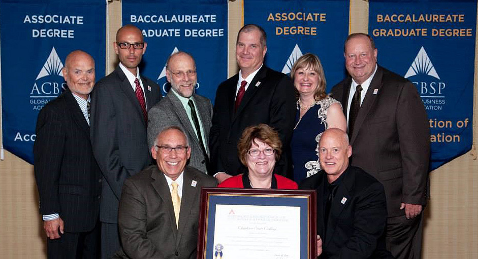 The Chadron State College business program was recently reaffirmed by the Accreditation Council for Business Schools and Programs (ACBSP) during a conference in Chicago.