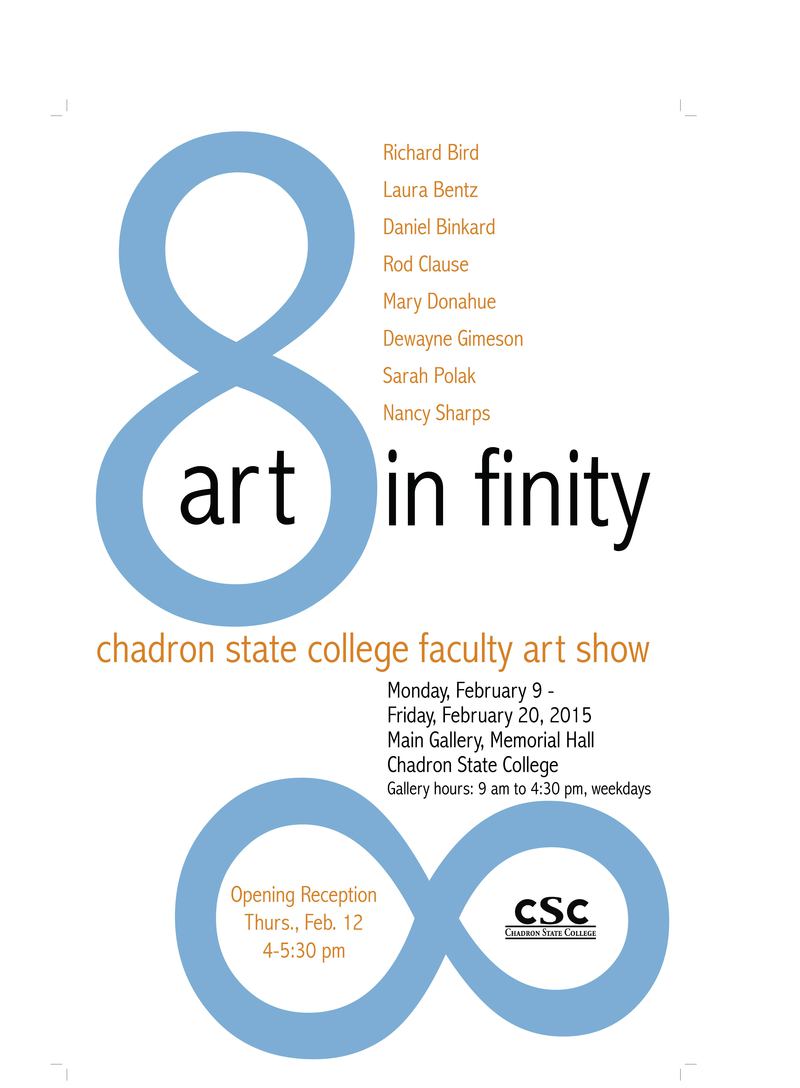 Art in Infinity graphic poster.