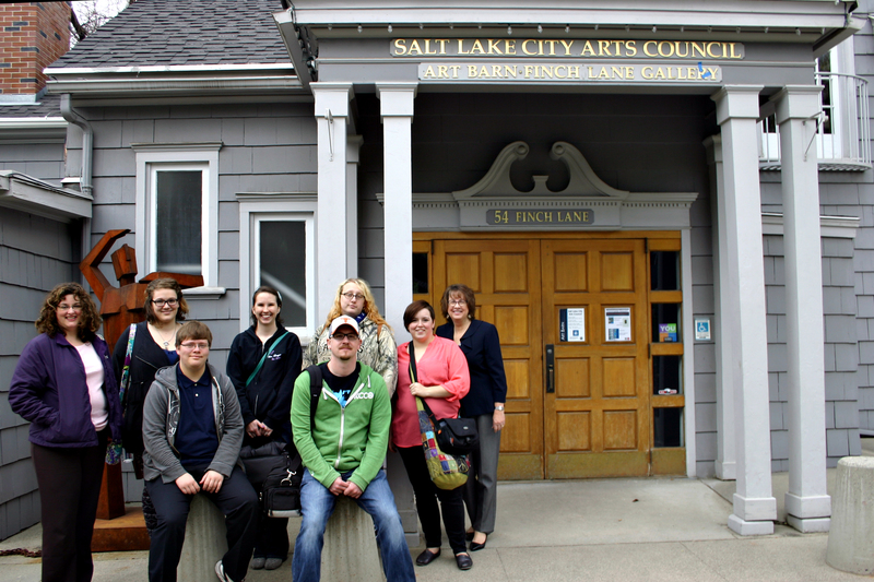 CSC Art Guild members tour the Salt Lake City Arts Council in Salt Lake City, Utah.