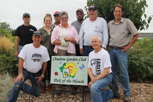 CSC Garden Club poses with their award.