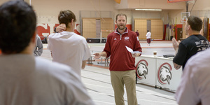 Dr. Willie Hoffman speaks to students