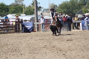 Clayton Van Aken rides bareback