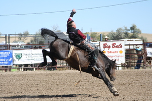 Nate McFadden rides bareback