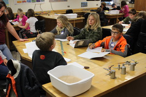 Students create craters