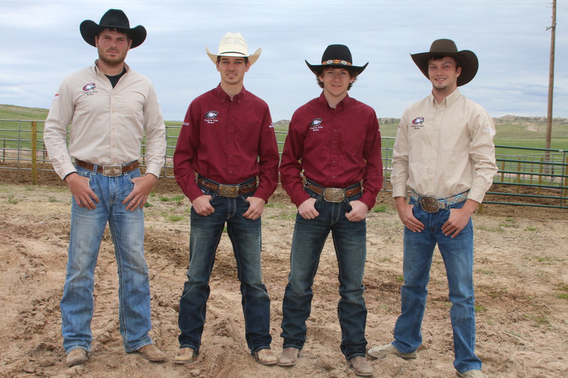 These Chadron State College cowboys will be competing at the College National Finals Rodeo in Casper beginning Sunday.