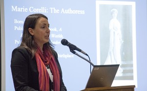 Dr. Mary Clai Jones speaks during Graves Lecture Series