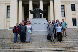 CSC students and Dr. Thomas Smith pose for a photo at the University of Havana