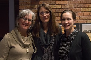 Mary Donahue poses with Carmen Mulloy and Marlaina Seay