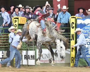 Rowdy Moon riding bareback