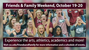 Friends and Family Weekend poster