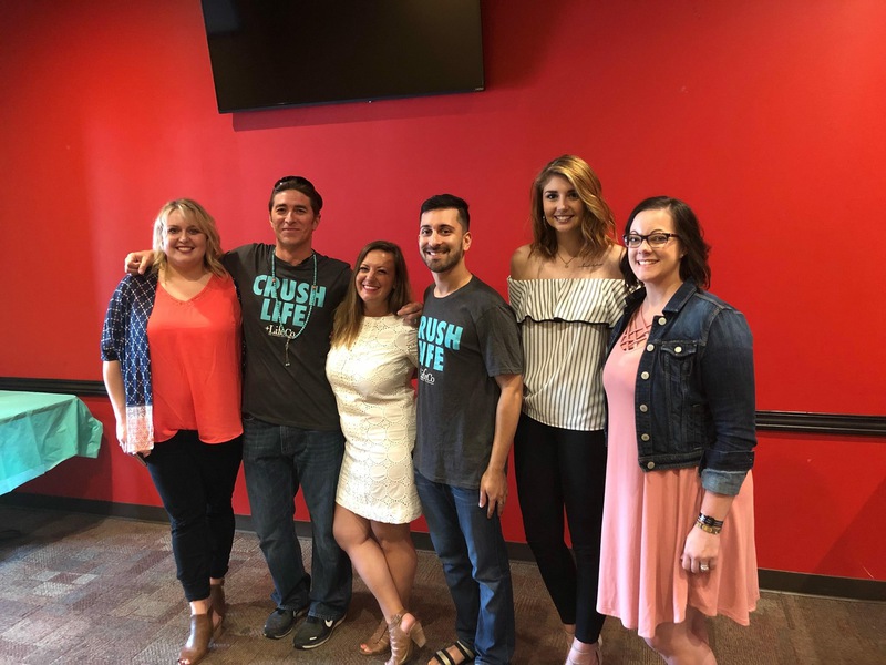 A group of individuals affiliated with The Positive Life Company pose at the June 14, 2018, launch of The Positive Life Chapter in Omaha, Neb