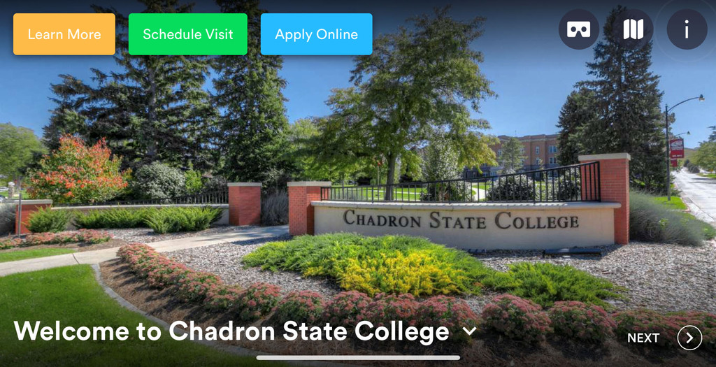 A screenshot of CSC's virtual tour