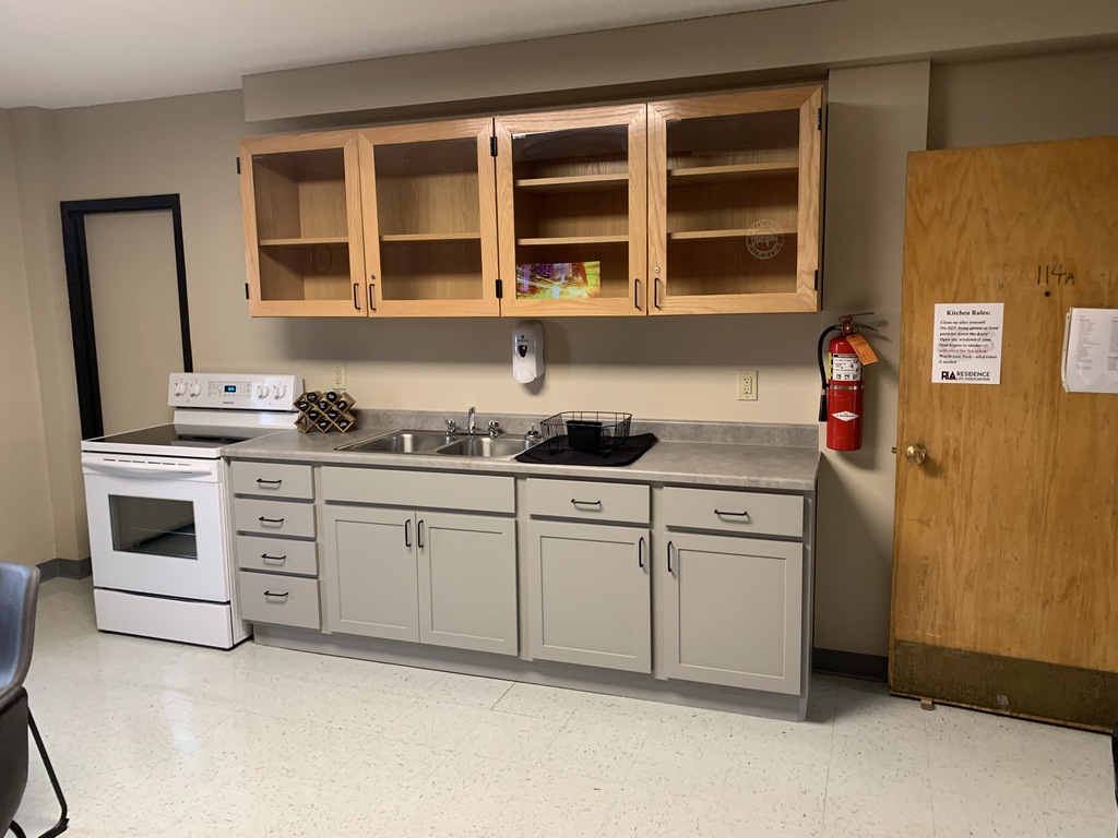 Chadron State College's Kent Hall first floor kitchen underwent renovations