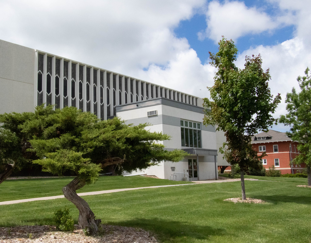 King Library in the spring