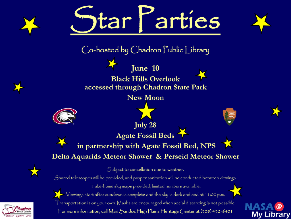 Star parties flier