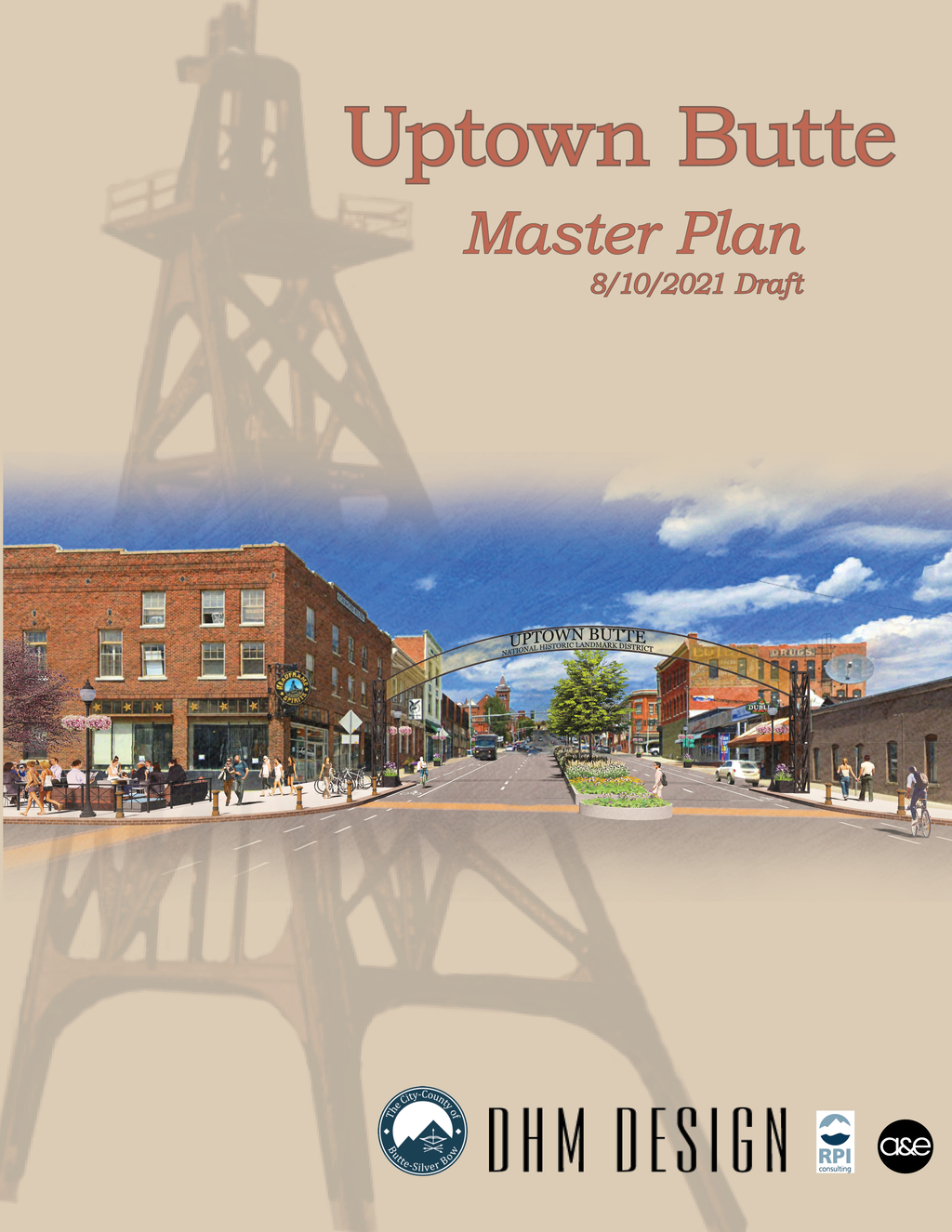 Uptown Butte master plan flier