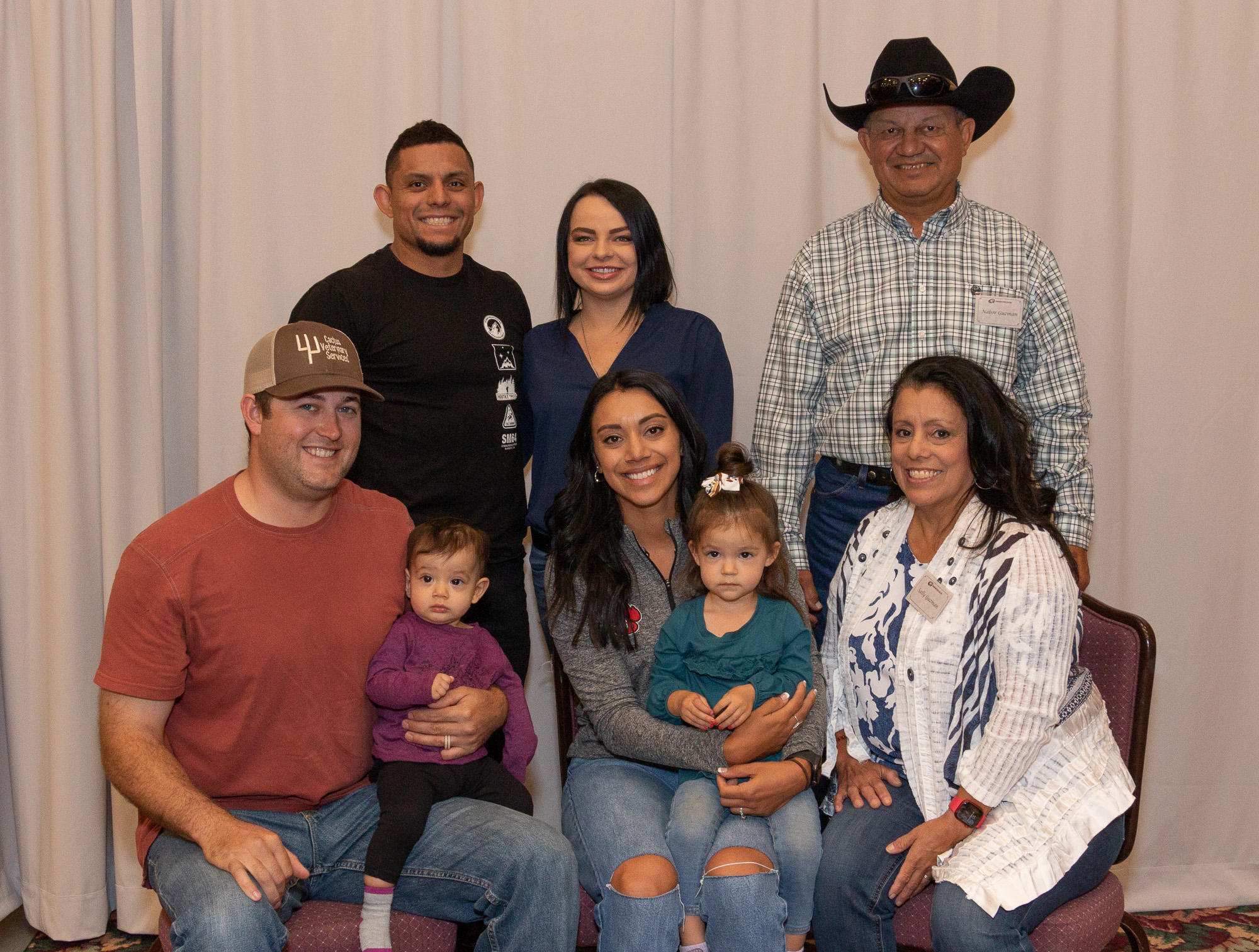 Guzman Family posing