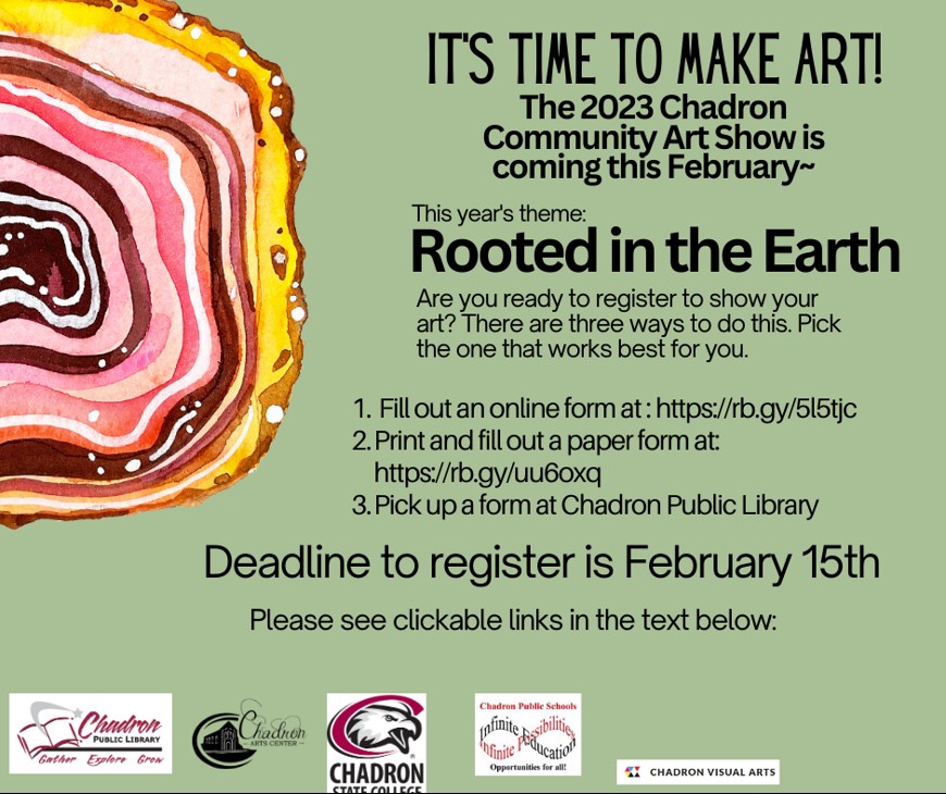 Community Art Show poster