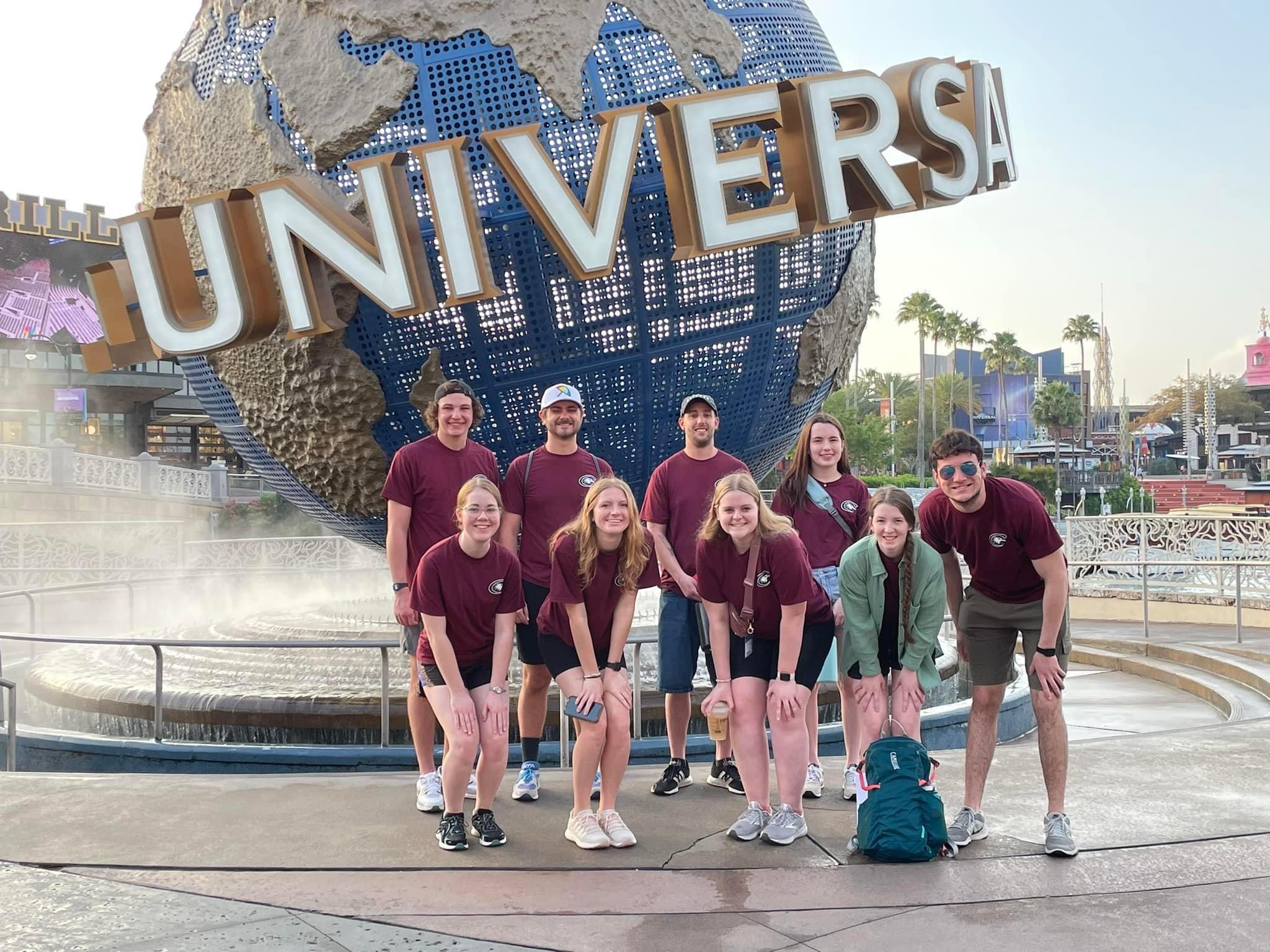 Group of students posing