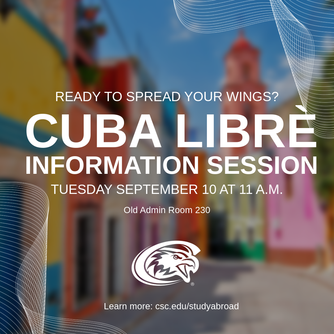 Poster promoting study abroad trip to Cuba