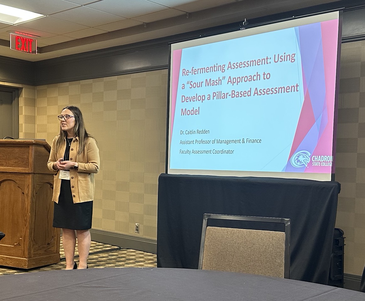 Caitin Redden speaking