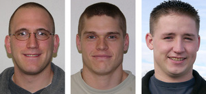 Composite image showing three criminal justice majors