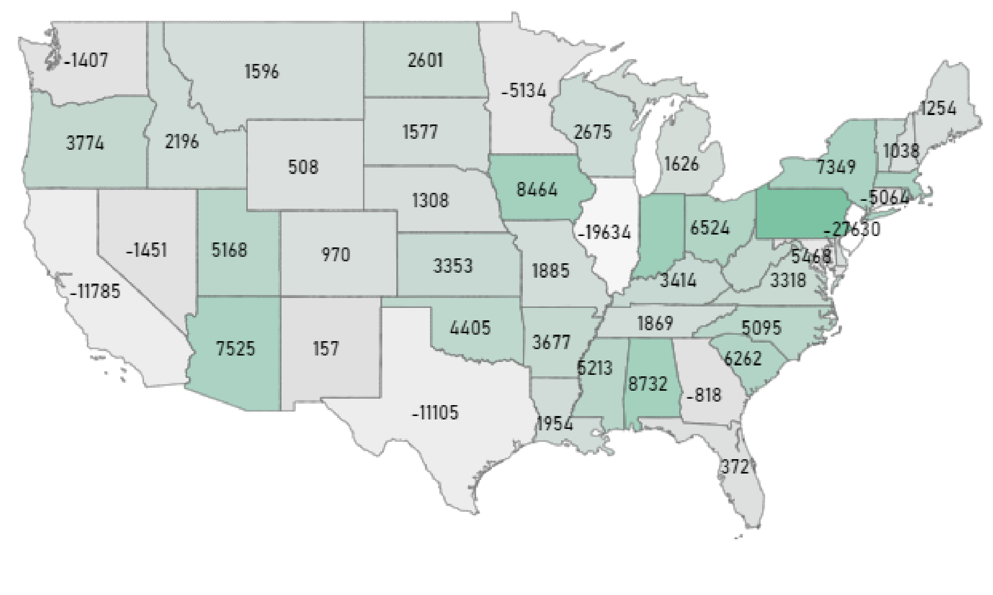 United States map