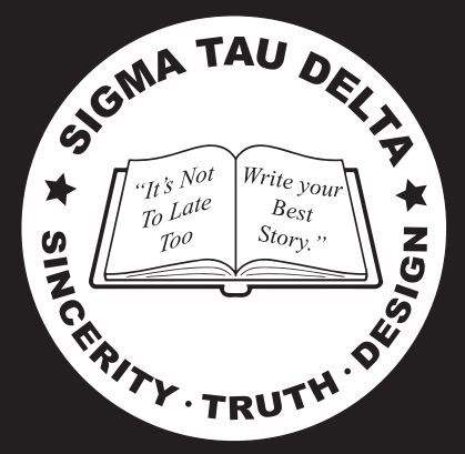 Sigma Tau Delta Logo: It's Not Too Late To Write Your Best Story