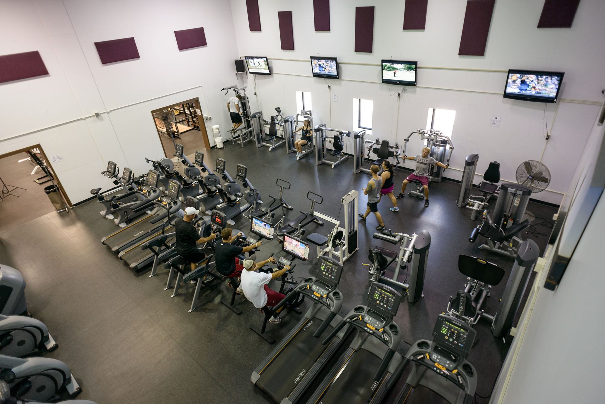Photo of the exercise equipment at the NPAC
